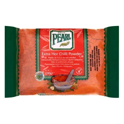 Image of White Pearl Extra Hot Chilli Powder 400g