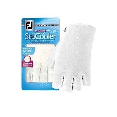 Image of FootJoy Womens StaCooler Sport Golf Gloves White, Large
