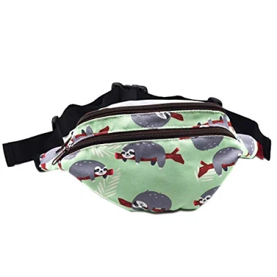 Image of Sloth Gifts Bag Pack Hip Waist Canvas Bum Belt Pouch Bags