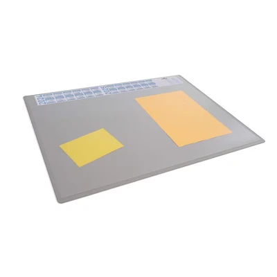 Image of Durable Desk Mat with Annual Calendar 65 x 50 cm, Non Slip, Polypropylene,Made in Germany, Grey