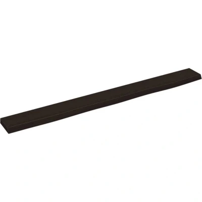 Image of vidaXL Wall Shelf Dark Brown 100x10x2 cm Treated Solid Wood Oak