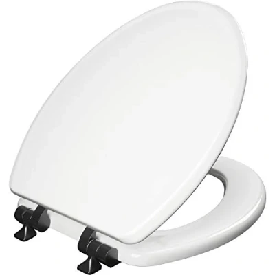 Image of Mayfair 1826MBSL 000 Benton Toilet Seat, Matte Black, Elongated