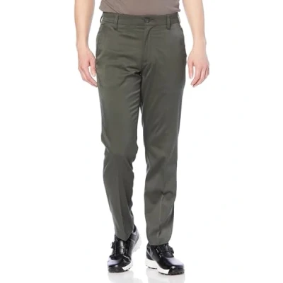 Image of Amazon Essentials Men&#039;s Straight Fit Stretch Golf Trousers, Olive, 33W / 32L