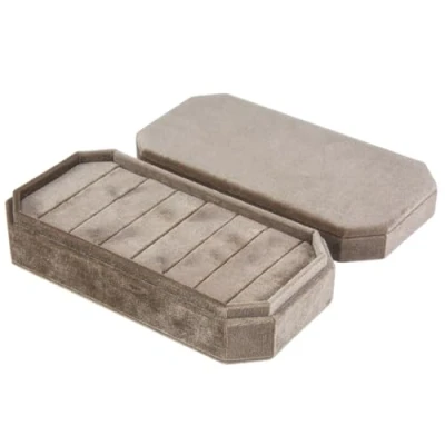 Image of FOLODA Vintage Jewelry Storage Box Multifunctional Organization Holder Supplies for Wedding Birthday Holiday Party