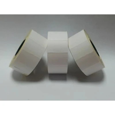 Image of Gato CT7 26mm x 16mm Price Gun Labels White Permanent Straight Edge 10 Rolls 12,000