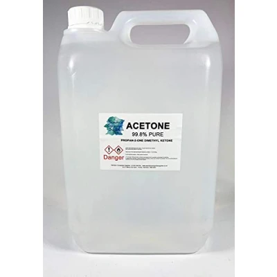 Image of Swindon Composite Supplies : Pure Acetone Nail Polish Remover UV LED GEL Soak Off (Acetone 5Litre)