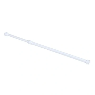 Image of Shower Curtain Rod, 30—50CM Adjustable Spring Loaded Tension Rod Extendable Closet Window Rail Pole Rust Resistant Telescoping Cross bar for Bathroom Kitchen Clothing Store