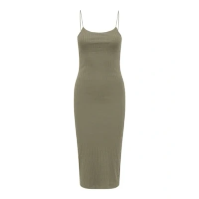 Image of ONLY Women&#039;s Onlsille S/L Midi Dress JRS, Green, XL