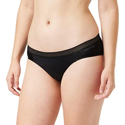 Image of Calvin Klein Underwear Seductive Comfort Light Bikini Briefs, Women&#039;s, Size: Small, Black