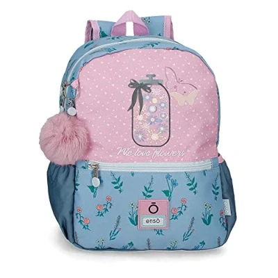 Image of Enso We Love Flowers Small, pink, backpack go