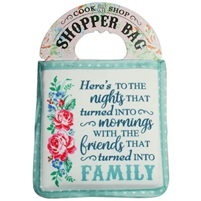 Image of Cook Shop 207010017 Here&#039;s to The Nights That Turned into Mornings Shopper Bag, Polyester, Pistachio Green