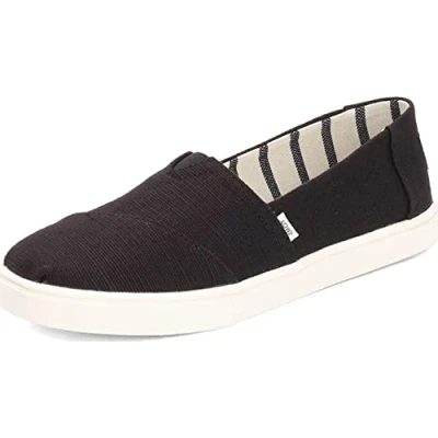Image of TOMS Women&#039;s Alpargata Cupsole Sneaker, Black, 10 UK