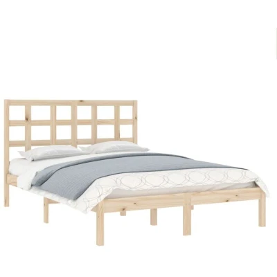 Image of vidaXL Bed Frame without Mattress 140x200 cm Solid Wood