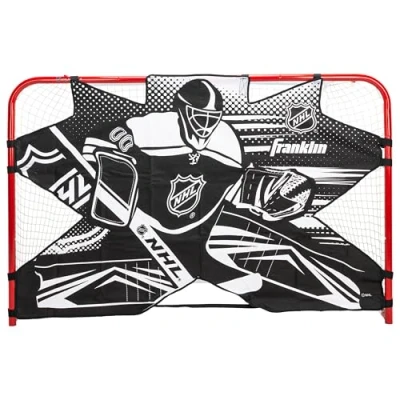 Image of Franklin Sports NHL Hockey Goalie Shooting Target Goal Practice Street Net Official Size 72&quot; x 48&quot;
