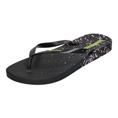Image of Ipanema Women&#039;s Colore, Black/Multicolored, 2.5 UK