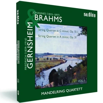 Image of String Quartets Vol.1 Brahms Quartet Op. 51/Gernsheim Op.31 (Mandelring Quartett)