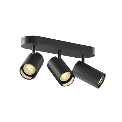 Image of SLV Asto Tube downlight GU10 3 bulb linear black