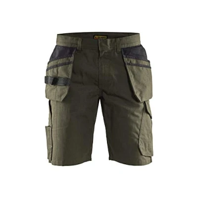 Image of BLÅKLÄDER Service Shorts Men 42R Dark Olive Green/Black