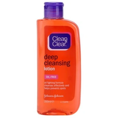 Image of CLEAN &amp; CLEAR Deep Cleansing Lotion OIL FREE 200ml