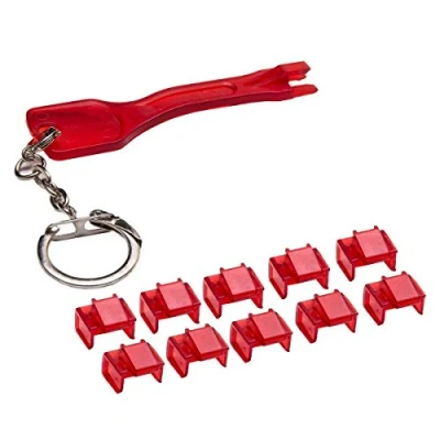 Image of Syba RJ45 Locking Port Dust Blocker with Removal Keys Tool