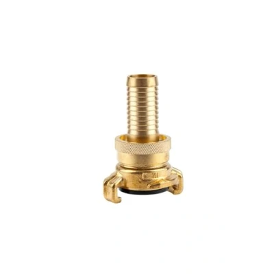 Image of Gardena Brass Suction and High Pressure Coupling for 19 mm (3/4 Inch ) Tubing: Hoses Lines, up to 40 Bar, Solution Safe (7120 20)