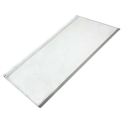 Image of Whirlpool Indesit 481010667591 glass panel fridge freezer C00340331 shelf fridge+silver+white