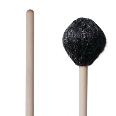 Image of Vic FIrth Corpsmaster® Series Marimba Mallets M182 Yarn Synthetic Core Medium Black
