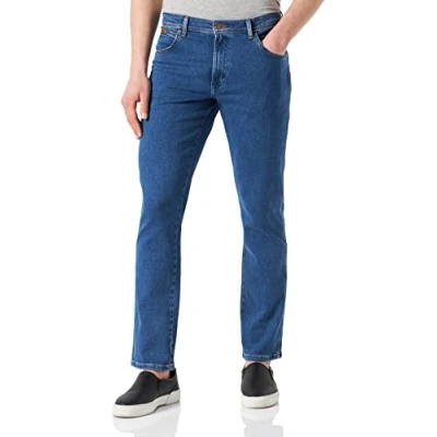 Image of Wrangler Men&#039;s Texas Slim Jeans, The Stone Ride, 38W / 34L