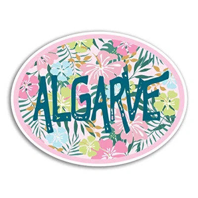 Image of 2 x 10cm Algarve Vinyl Stickers Portugal Travel Sticker Laptop Luggage #18220 (10cm Wide)