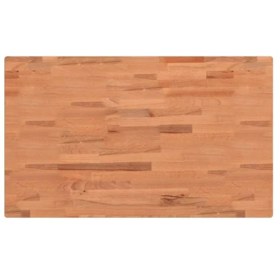 Image of vidaXL Bathroom Countertop 100x60x4 cm Solid Wood Beech