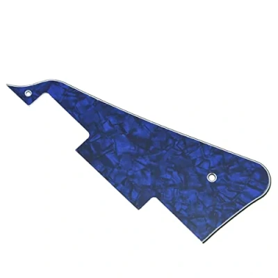 Image of Dopro LP Guitar Pickguard Scratch Plate Fits for Epiphone Les Paul Blue Pearl