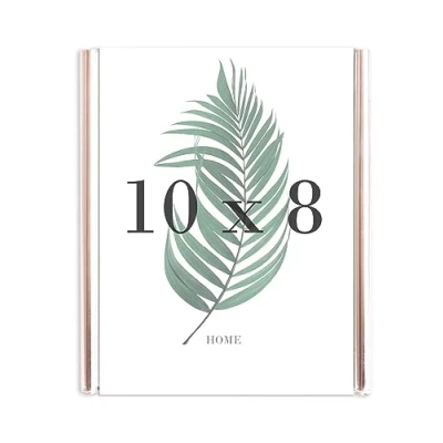 Image of Inov8 Framing Tarnish Resistant Silver Plated Picture Frame Slide Design for 10x8 Inch(25x20cm) Photo