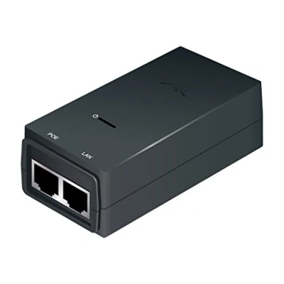 Image of Ubiquiti Networks 24 volt Dc 12W Poe Adapter, Max Surge Discharge 1500A Power Protects Against ESD Events Compatible with airGateway, (POE 12W)