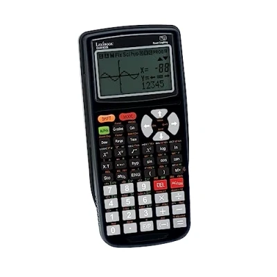 Image of Lexibook Graphing Calculator, Large Screen, Integrated Exam Mode, Black