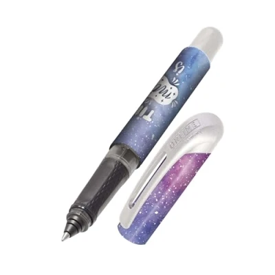 Image of Online ink cartridge rollerball College Miracles, pen for right and left handers, ergonomic grip part, rollerball, standard cartridges, incl. combi blue