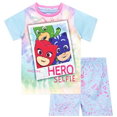 Image of PJ Masks Girls Pyjamas Multicoloured Age 6 to 7 Years