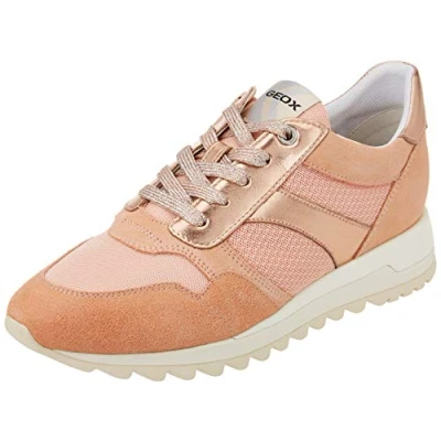 Image of Geox Tabelya WATERPROOF Womens Peach Leather Size UK 3