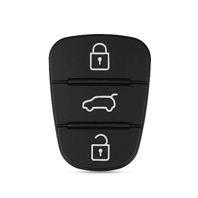 Image of Key Matrix Replacement 3 Button Car Remote Fob Case Insert Rubber Pad Keypad for Hyundai Kia