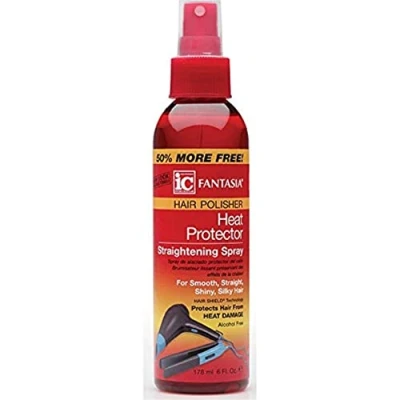 Image of Fantasia Straightening Spray Heat Protector 6 oz. (Pack of 2)