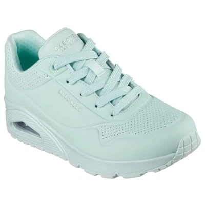 Image of Skechers Sport UNO Trainers, Women&#039;s, Size: 7, Seafoam High quality imitation leather