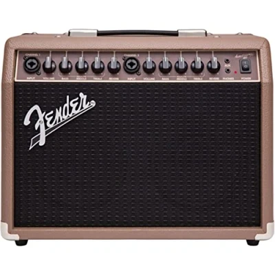 Image of Fender Acoustasonic 40, Combo Guitar Amp, 40W, Suitable For Acoustic, Electric &amp; Microphone, Brown/Black