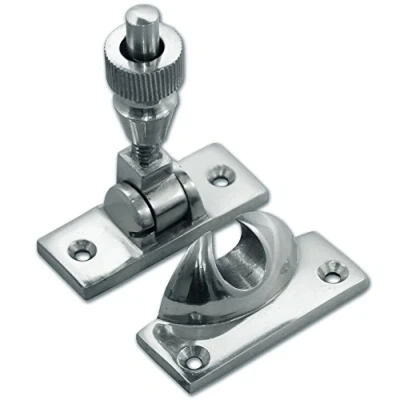 Image of Solid Brighton Sash Fastener 55mm for Sliding Window + Screws (Polished Chrome)