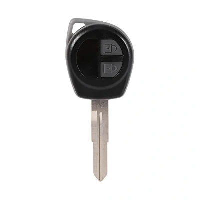 Image of Replacement 2 Button Keyless Entry Remote Key Fob, Smart Shell Case Blade Black