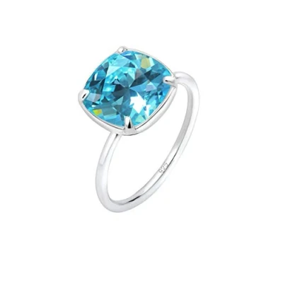 Image of Elli Women&#039;s 925 Sterling Silver Solitaire Anniversary Ring N 0601933018_54