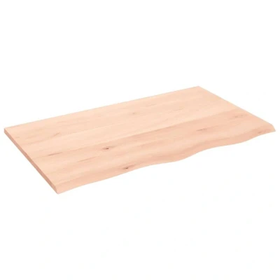 Image of vidaXL Bathroom Countertop 100x60x2 cm Untreated Solid Wood