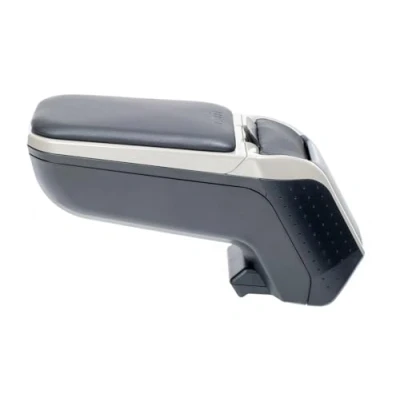 Image of Rati Armrest Specific Black/Grey Armster 2 for Citroën C3 Aircross (2018 ) With Storage Compartment and Foldable