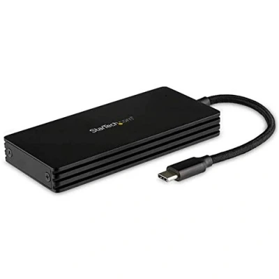 Image of StarTech.com M.2 SSD Enclosure for SATA Drives USB 3.1 G C Portable External (SM21BMU31CI3)
