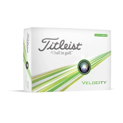 Image of Titleist Velocity Golf Ball, Green