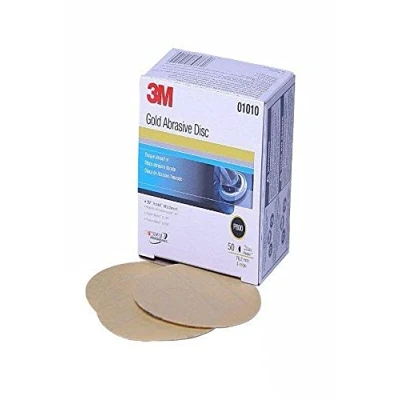 Image of 3M Hookit Gold Disc, 01010, 3 in, P800, 50 discs per carton