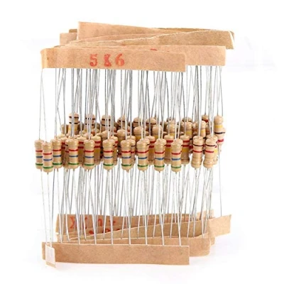 Image of 1000pcs resistor kit Assortment 100 Values 1/2W 1 10M Ohm carbon Resistors Electronic Componentsresistors composition